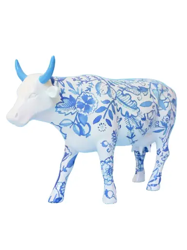 4 CowParade【カウパレード】牛置物 Blue Bone China 4 CowParade【カウパレード】牛置物 Blue Bone China 4 CowParade